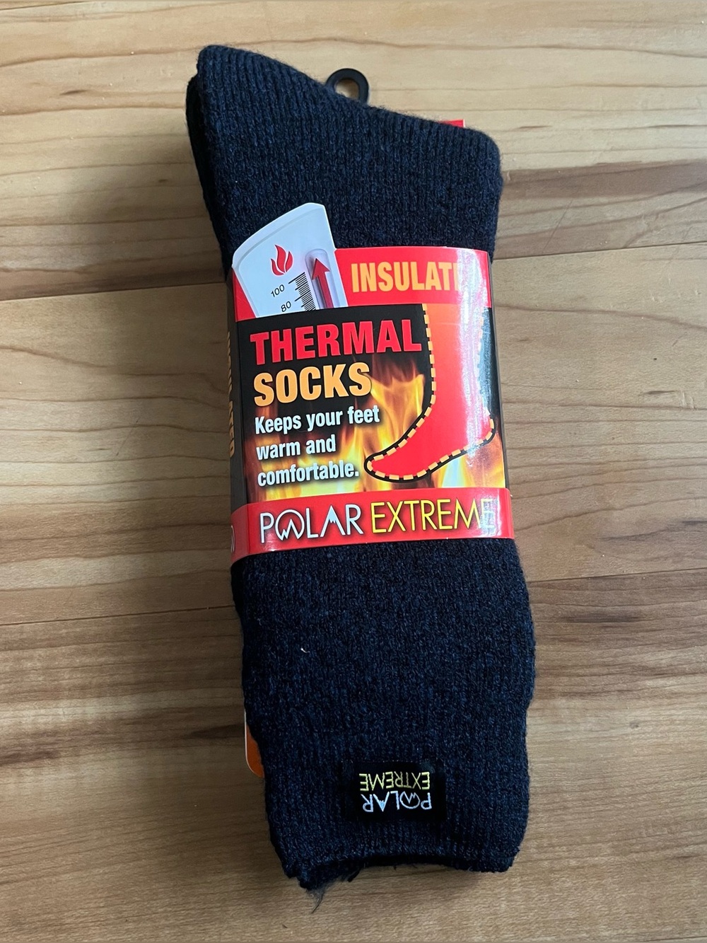 Polar Extreme Insulated Thermal Socks Black Men’s 10-13 NWT Warm Winter